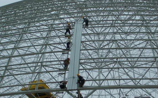 德宏网架装配好以后应当留神哪八项验收事件